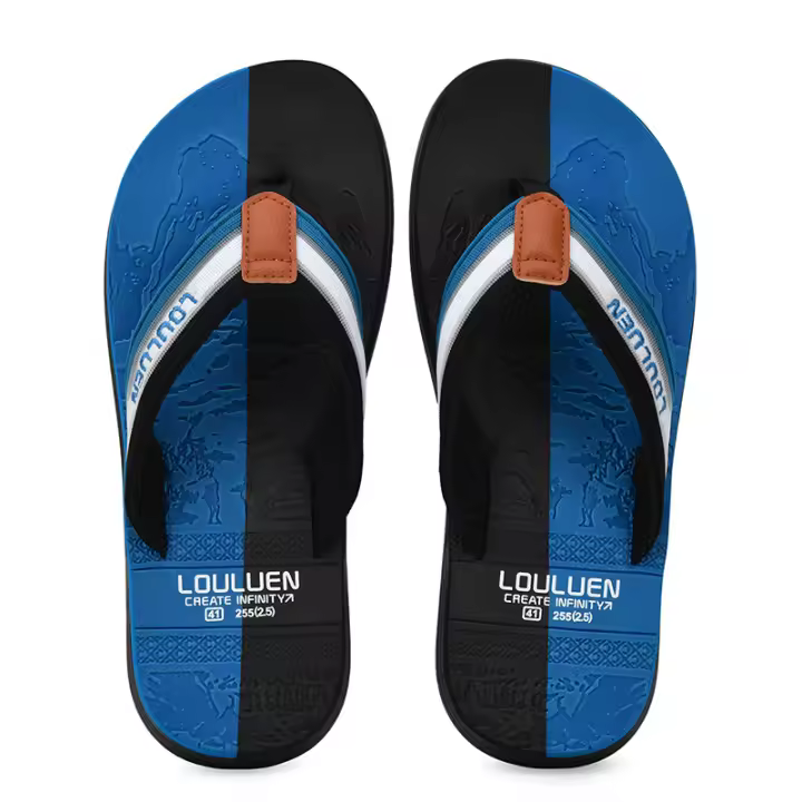 Nuevas chanclas de los hombres zapatillas de verano de los hombres antideslizante tendencia de la moda de la playa al aire libre zapatillas frescas - 1