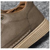Zapatos Casuales de Cuero Primavera De Los Hombres Transpirable, Impermeable, Versátil - details 3