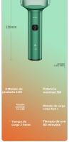Afeitadora Recargable de Tres Cuchillos Portátil, Lavable con Agua, Cuchillo de Barba para Hombres, Afeitadora Eléctrica - details 0