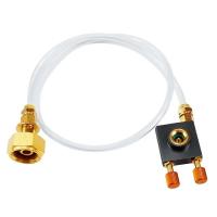 Adaptador de cilindro de propano para acampar al aire libre, conector de horno de tanque, accesorios de acoplador, estufa, llenado de gas - details 1