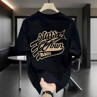 Peso pesado de los hombres100%Estampado de algodón puroTCamiseta - Patrón de Red de Estado，Camisa Casual de Verano de Manga Corta y Cuello Redondo de Ajuste Regular，Lavable a máquina, adecuado para uso diario y atuendos festivos.，Tejido cómodo y transpira - details 3