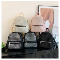 Mochila casual simple, moderna y de gran capacidad, diamantes de imitación de gas extranjero, bolsa de gas extranjero. - details 35