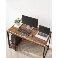 Mesa de Trabajo, 100 x 50 x 76 cm, Estilo Moderno, para Estudio Dormitorio Salón Oficina, Beige Natural y Blanco Perla LWD046L01 - details 30