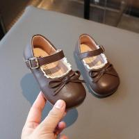 Zapatos de cuero para niños, nuevos zapatos planos para niñas de primavera y otoño con lazo, zapatos informales versátiles de moda de princesa para niños, suela blanda - details 14