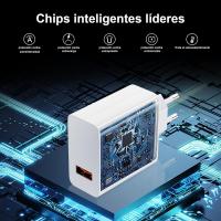 120W Cargador rápido Cable USB tipo C, 6A, 1 metro, Universal, Adaptador compatible con teléfono y tableta - details 1