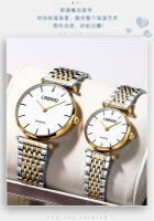 Reloj de hombre con correa de acero ultrafina para mujer, reloj de cuarzo informal a prueba de agua, reloj de pareja con tendencia de moda. - details 3