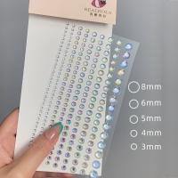 Pegatinas de joyas para el cabello, tatuaje temporal, tira larga de diamantes de imitación, adhesivo para la cara, decoración de diamantes de imitación para el cabello - details 11