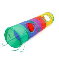 Túnel de Gato Práctico Juguete de Tubo Plegable Arcoiris para Exercicio y Ocultación de Cachorros y Gatos Uso Interior y Exterior - details 8