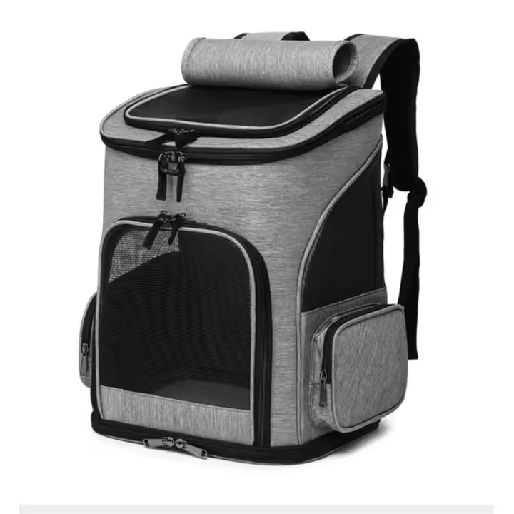 Mochila para mascotas expandible multifunción, gran capacidad, transpirable, correa ajustable, bolsa de viaje plegable para mascotas, perro - 1
