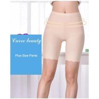 Pantalones cortos de seguridad sin costuras para mujer, Boxers de talla grande para verano, pantalón de protección antirozaduras debajo de la falda, bragas, ropa interior 3XL - details 2