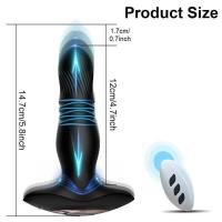 Embalaje privado SEXY Vibrador anal telescópico inalámbrico Bluetooth APP Control remoto Masajeador de próstata Butt Plug para hombres Dildo Vibrador Adulto - details 17