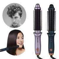 Nuevo diseño, herramientas de peinado con ondas de temperatura ajustable, rizador de pelo, peine rizador de pelo portátil giratorio - details 1