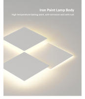 LEFAN-Luz LED de techo minimalista para sala de estar, lámpara principal de 50CM con rejilla blanca para dormitorio, moderna y minimalista - details 14