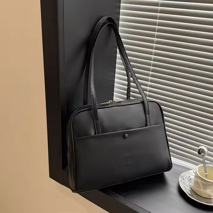 2025 Otoño e Invierno nueva tendencia de moda con un solo hombro bolso femenino bolso retro textura europea y americana bolso de mano - 1