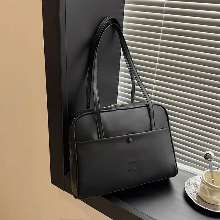 2025 Otoño e Invierno nueva tendencia de moda con un solo hombro bolso femenino bolso retro textura europea y americana bolso de mano - 1