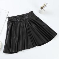 Faldas de piel sintética para mujer, minifalda corta elástica de cintura alta, multiusos, para trabajo de patinadora, club nocturno - details 3