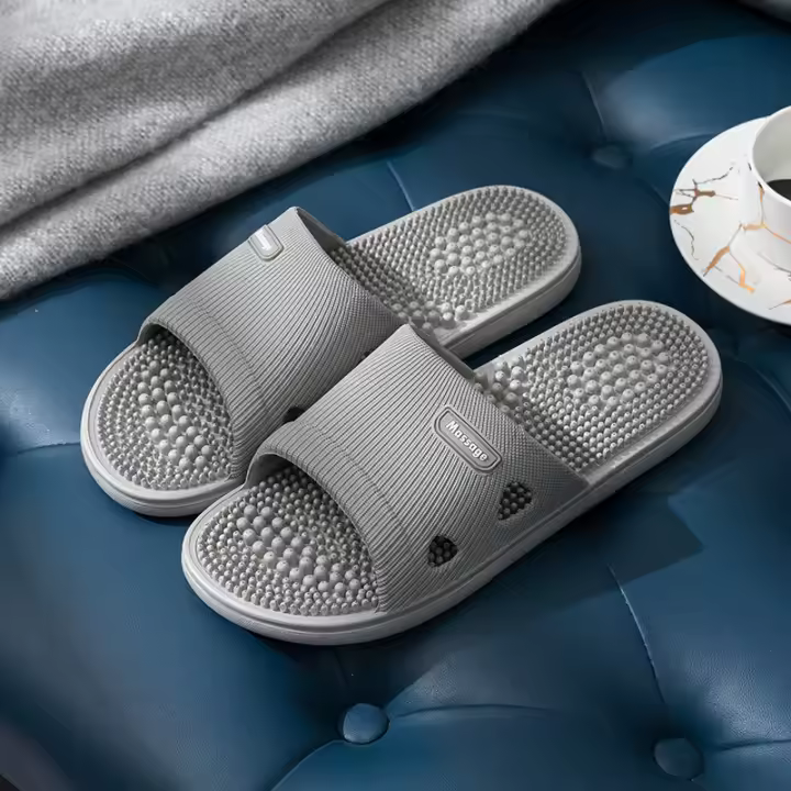 Zapatillas de masaje para pies para hombre y mujer, antideslizantes, suaves, cómodas, para el hogar - 1