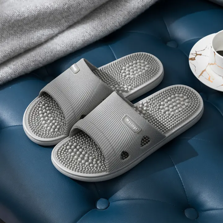 Zapatillas de masaje para pies para hombre y mujer, antideslizantes, suaves, cómodas, para el hogar - 1