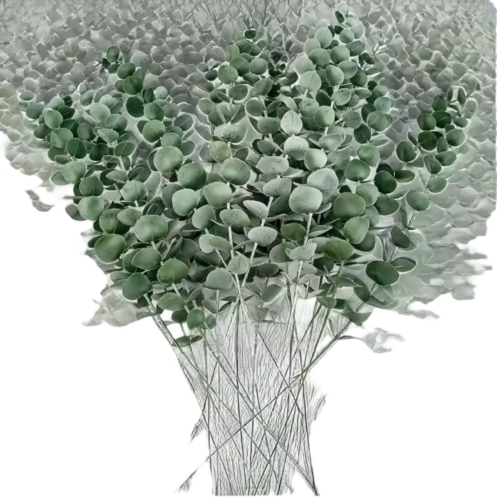 Ramas Artificiales de Eucalipto 38cm, Flores Secas para Decoración de Bodas, Fiestas, Hogar, Jardín, Mesa, Tarros - 1