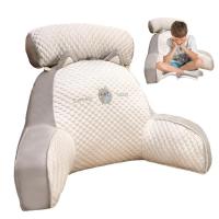Almohada de lectura triangular de seda Ideal para embarazadas, respaldo grande, almohadas para sofá y cama - details 18