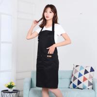 Delantal ajustable con pechera impermeable, resistente a las manchas, con dos bolsillos, para Chef de cocina, hornear, barbacoa, accesorios para equipos - details 3