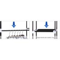 Armario de Tela, Organizador Textil Plegable, Zapatero, 175 x 110 x 45 cm, Color Negro LSF007 - details 2