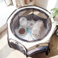 Jaula portátil para mascotas, tienda de campaña plegable para exteriores, casa octagonal para gatos, corralito para perros grandes, Perrera de fácil operación - details 3
