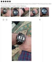 Reloj de Cuarzo de Lujo Leten Diseño Único con Correa de Nylon Negro Moda Casual para Estudiantes - details 1