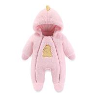 Chaqueta de invierno para bebé recién nacido, pelele cálido con capucha para bebé, mono grueso de algodón suave para niño, ropa para niña de dibujos animados de 0 a 12 meses - details 1