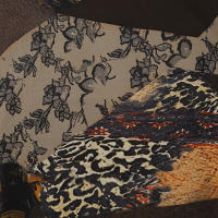 BUNO- Faldas de malla de retazos con estampado floral vintage, falda gótica holgada de los años 90, falda estética Y2K para mujer, ropa de fiesta y club - details 13
