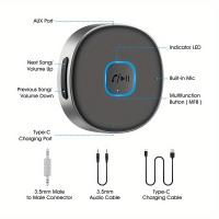Actualización de audio inalámbrico, transmisor BT y receptor de altavoz doméstico con salida AUX 5,0 - details 0