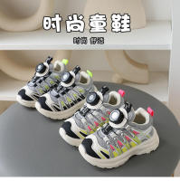 Nuevas zapatillas deportivas de malla para primavera y otoño para niños y niñas, zapatos transpirables para correr con botón giratorio para papá - details 0