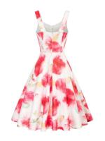 Vestido de Olla de Moda Retro de Verano 2025 Estampado de Cereza, Estilo Francés Vintage para Mujeres Ideal para Fiestas de los 50s y 60s - details 1