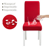 DUDUME Funda de tela impermeable para silla, cubierta elástica de LICRA suave para asiento de oficina, cocina, comedor y boda - details 14