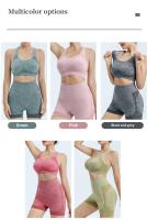 Sujetador deportivo para mujer, Top Push Up, Fitness, Yoga, ropa interior, Tops deportivos para mujer, chaleco transpirable para correr, ropa de gimnasio - details 7