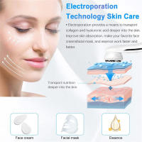 Dispositivo de electroporación Led para estiramiento de la piel, máquina de belleza para el cuidado facial, EMS/RF, uso doméstico - details 1