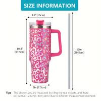Botella de agua aislada con pajita y asa UFIRE de 40 oz - Vaso de acero inoxidable para acampar - details 2