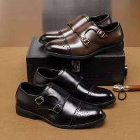 2024 zapatos de cuero italianos del vestido del negocio de los hombres del estilo de la moda de la hebilla del nuevo producto Oxford - details 6