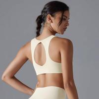 Chaleco de nailon de color sólido para yoga para mujer, sujetador deportivo transpirable, secado rápido - details 18