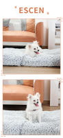 Cama para Perro de Veludo Rosa Grande Mediano Circular de Mezcla Textil Recomendado para Todas las Raças de Perros Suave y Peluche - details 6