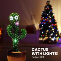 Cactus bailarín, Peluche Parlanchin, Juguete Que Baila y repele tu Voz, con 120 Canciones, Regalos para Niños - details 5