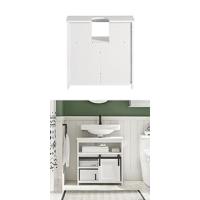 Carro Utilitario con 2 Estantes y 2 Bandejas Mueble Auxiliar de Ruedas para Baño, Cocina - details 17