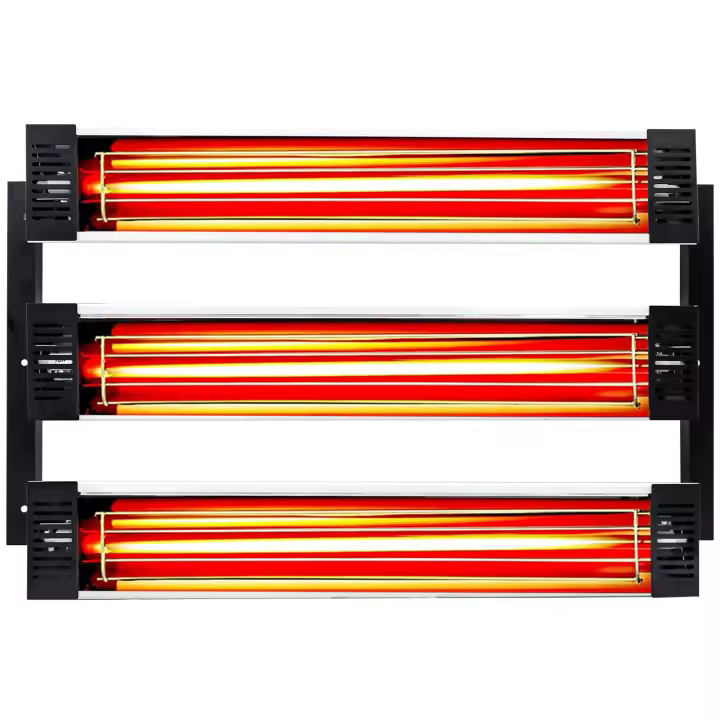 DATOU BOSS 3000W lámpara de curado de pintura infrarroja para coche lámpara de calor infrarroja para Reparación de pintura calentador infrarrojo de onda corta carrocería de coche - 1