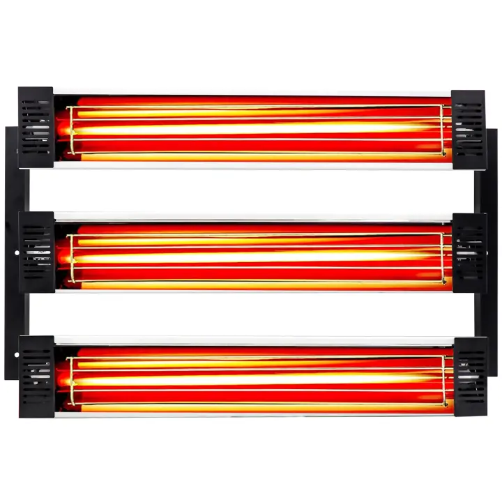 DATOU BOSS 3000W lámpara de curado de pintura infrarroja para coche lámpara de calor infrarroja para Reparación de pintura calentador infrarrojo de onda corta carrocería de coche - 1