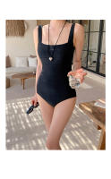Traje de Baño de Una Pieza Negro 2024 Traje de Baño Sexy con Control de Barriga Acolchado - details 11