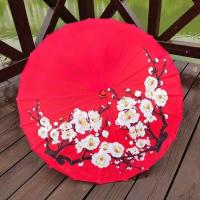 Paraguas de Bambú de Seda Hecho a Mano Arte Clásico de Baile Japonés Flor de Cercero para Bodas, Fiestas, Fotos - details 14