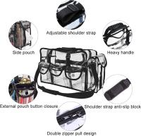 5 Bolsillos Exteriores, Bolsa de Maquillaje Impermeable y Transparente con Correa Hombre para Viernes en la Playa - details 2