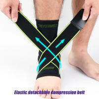 Soporte de Tobillo Deportivo Vendaje Elástico de Tejido 3D Protección de Pie para Baloncesto, Fútbol, Fitness Hecho en China - details 9