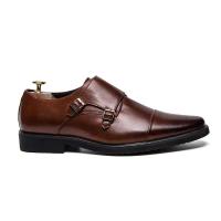 De Couro Bro Mocassin Zapatos de cuero para uso informal formal de oficina de negocios para hombres - details 11