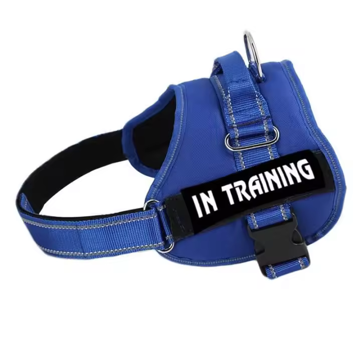 Arnés de control Chaleco DE ALTO Servicio, collar con parches extraíbles, Terapia Emocional EA para Perros, NO PET XXL XL L M - 1